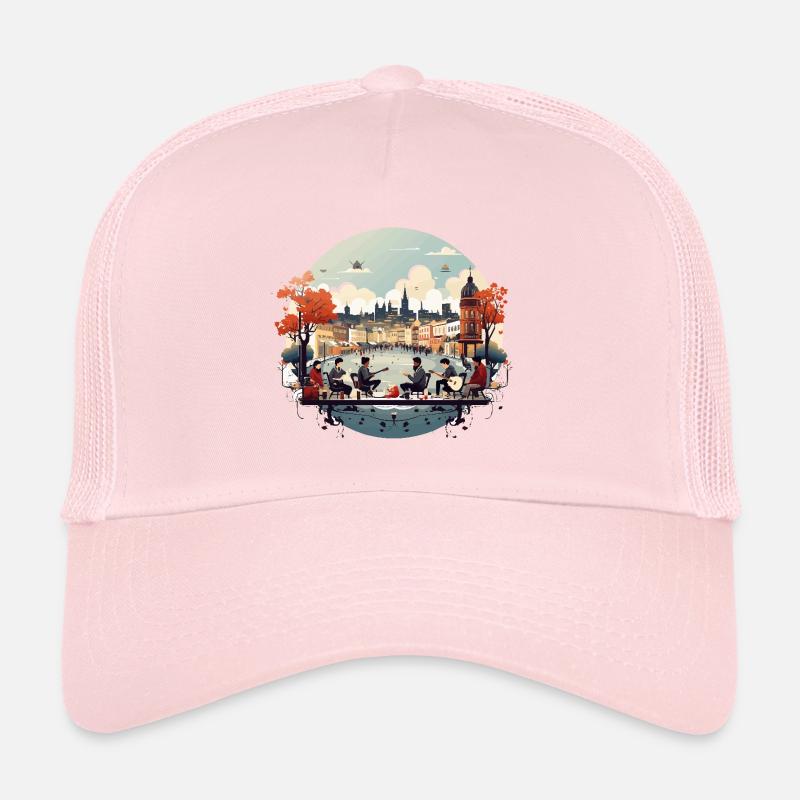 Rues mélodiques Casquette trucker 