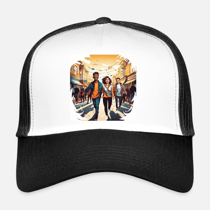 Promenade de l’Amitié Casquette trucker 