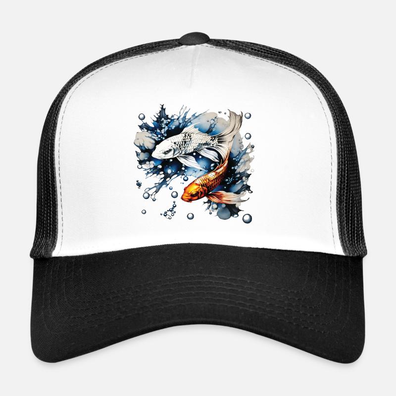Koifische und Blasen Trucker Cap