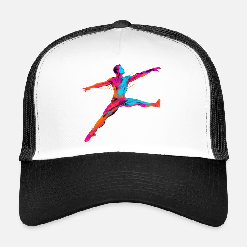 Danseur de ballet masculin Synthwave Casquette trucker 