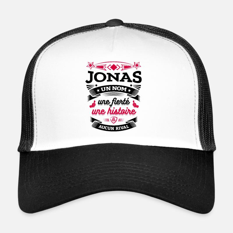 JONAS UN NOM UNE FIERTÉ AUCUN RIVAL Casquette trucker 
