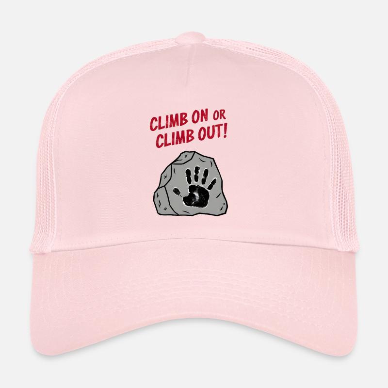 Montez ou sortez Casquette trucker 