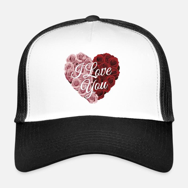 Rose Heart Trucker Cap