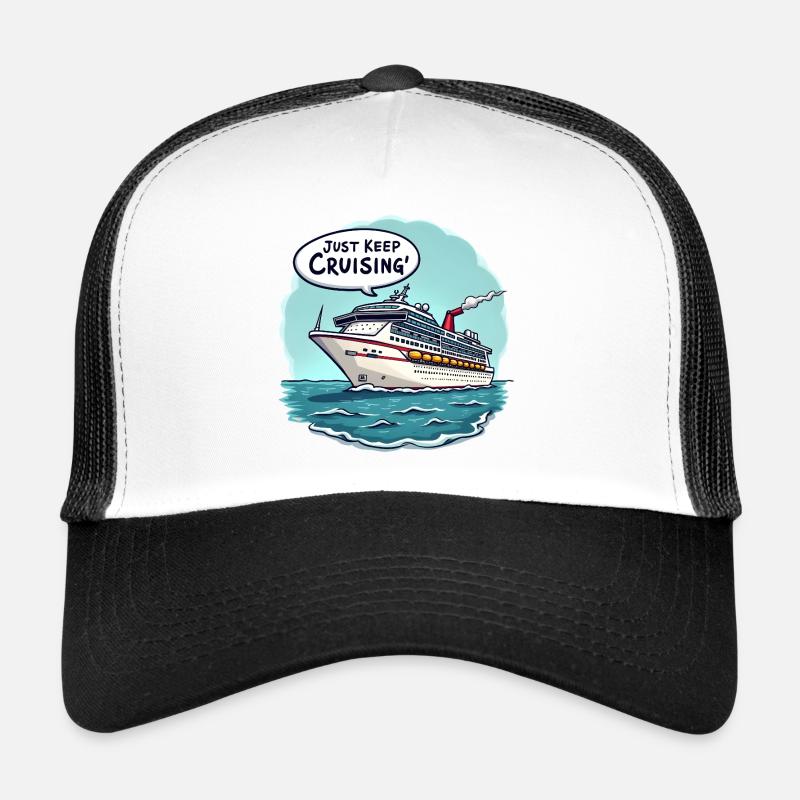 Continuez simplement à naviguer" Casquette trucker 