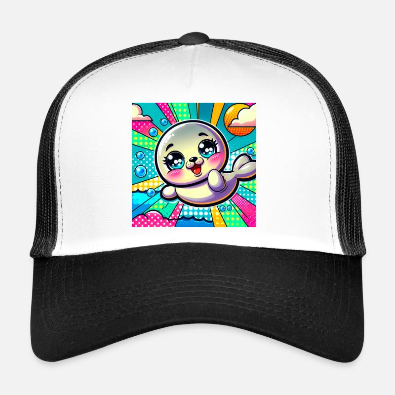 Sceau coloré Casquette trucker 