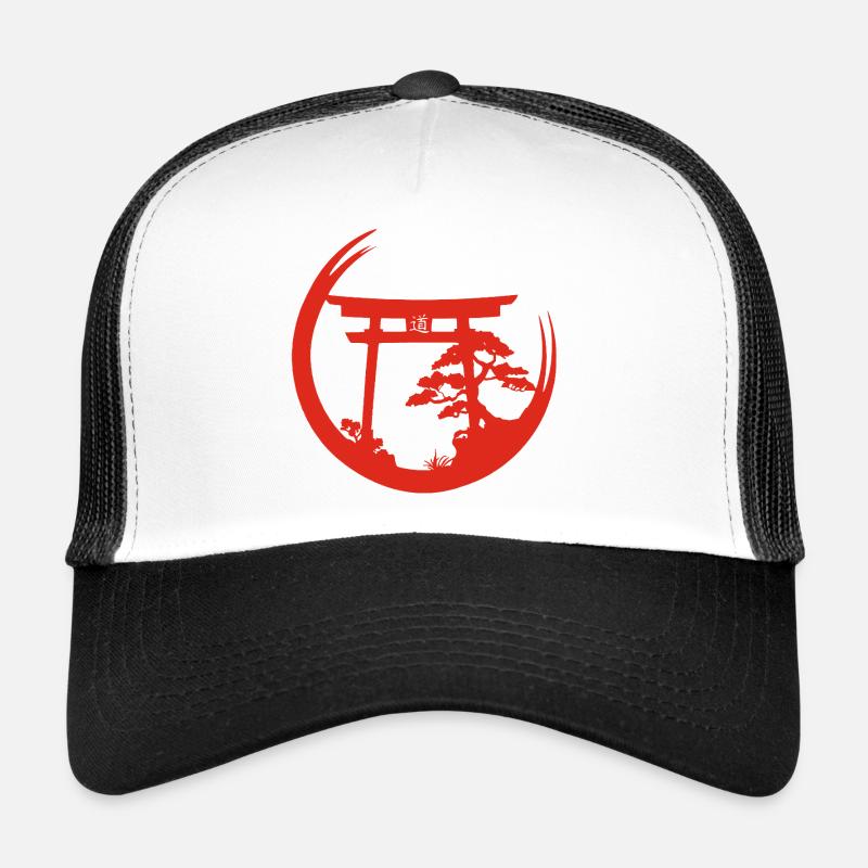 Japanische Atmosphäre (rot) Trucker Cap