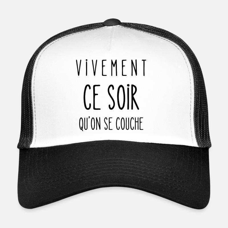 vivement ce soir Casquette trucker 