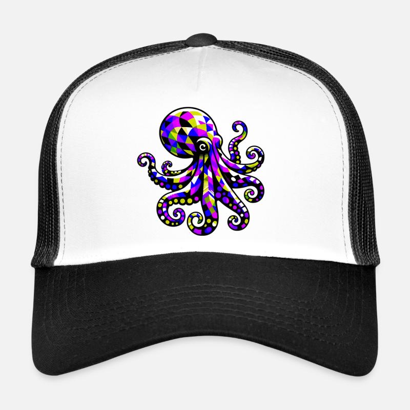 Pieuvre Casquette trucker 