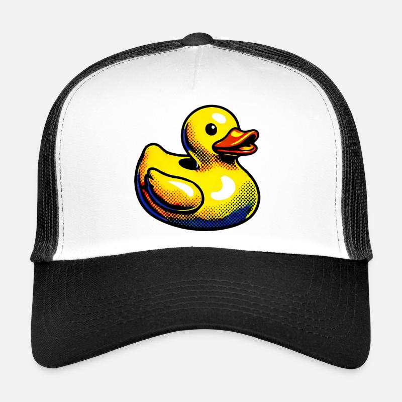 Caneton Canard Canard Canard - Casquette trucker  - blanc/noir