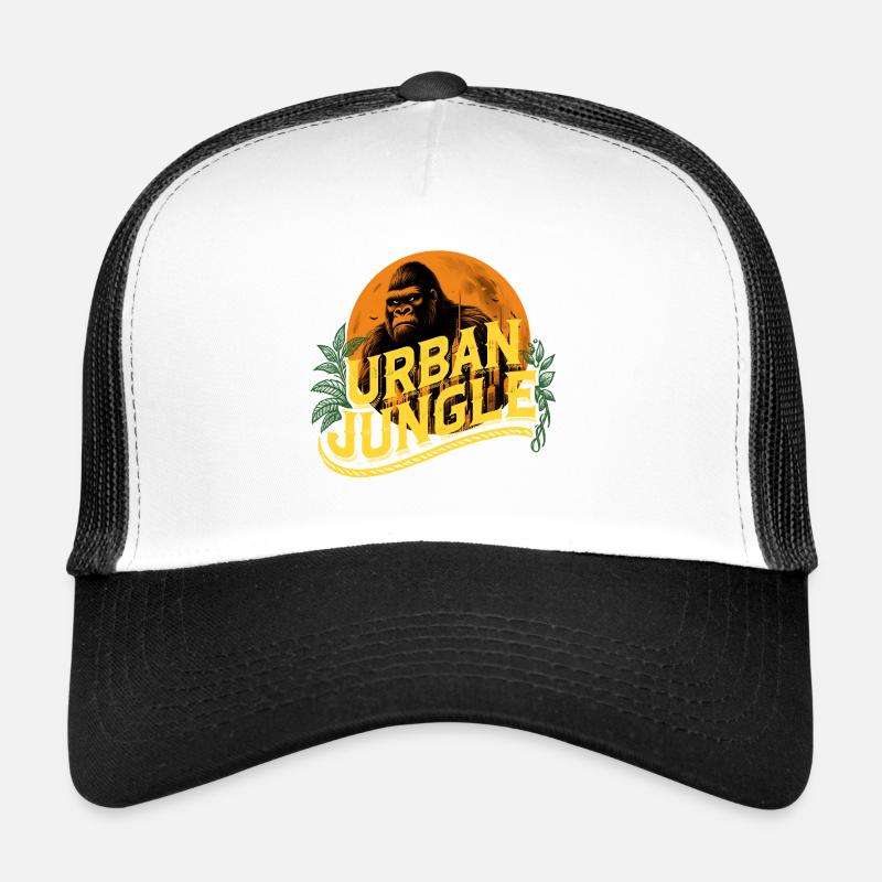 Urban Jungle Logo Couleur Casquette trucker 