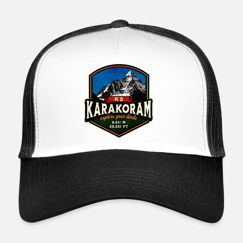 K2 KARAKORAM - Trucker Cap - white/black