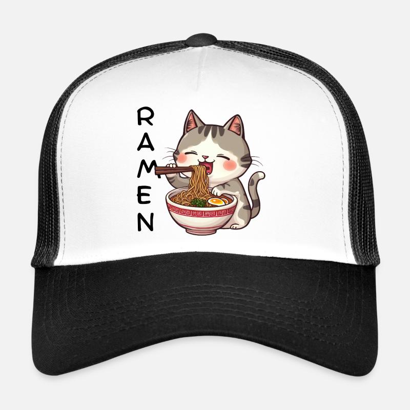 Ramen Chat Casquette trucker 