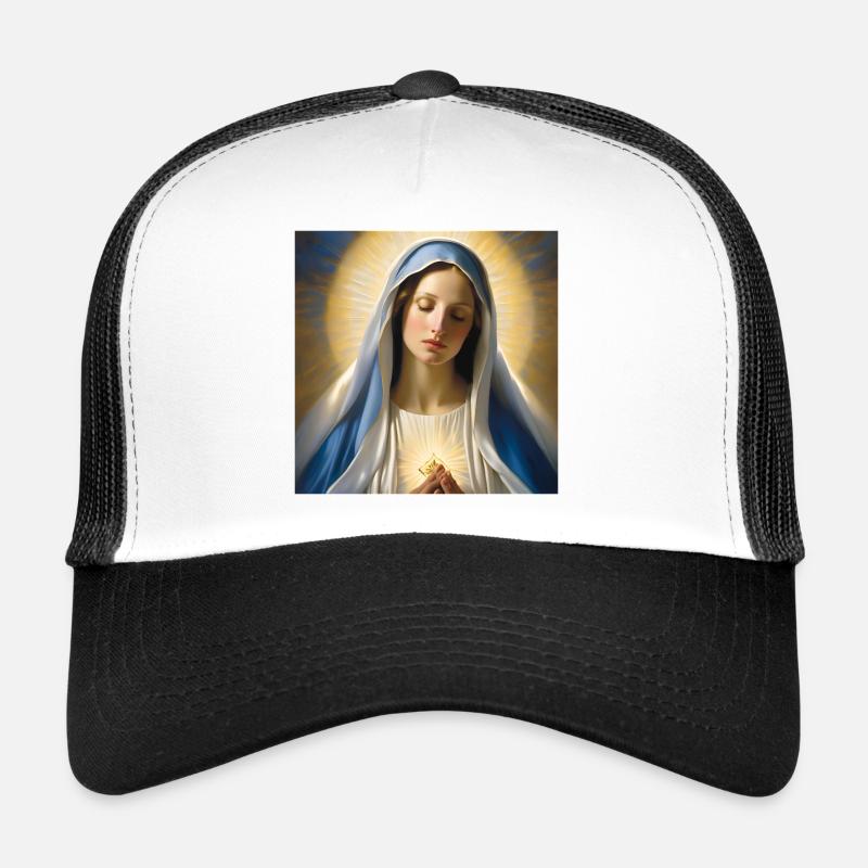 Marie, catholique, sainte Marie, chrétien Casquette trucker 