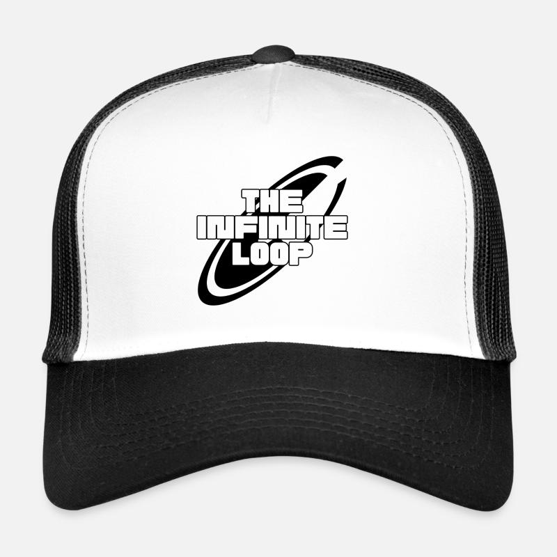 The Infinite Loop Logo (Black) Trucker Cap