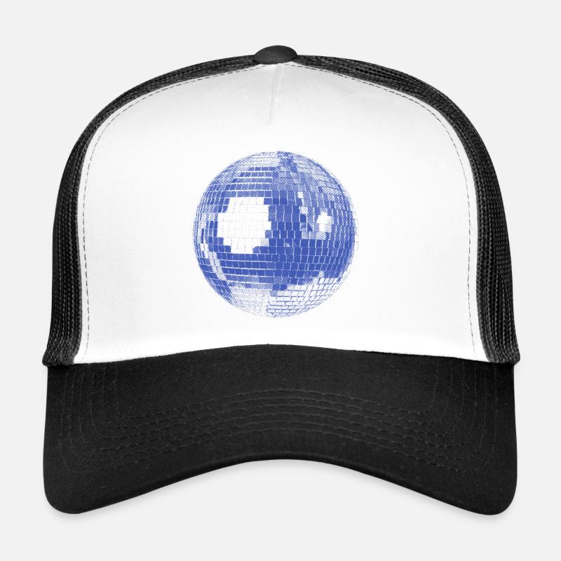 Boule disco – Ambiance de fête rétro Casquette trucker 