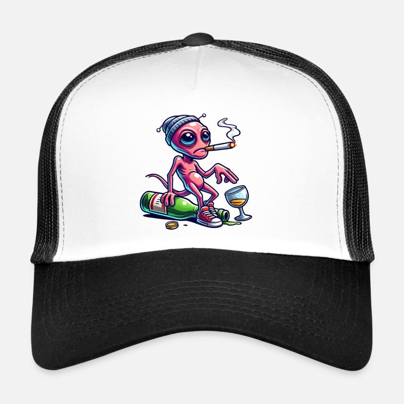 Hungover Alien Trucker Cap
