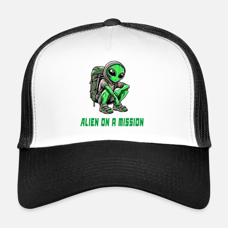 Alien en mission Casquette trucker 