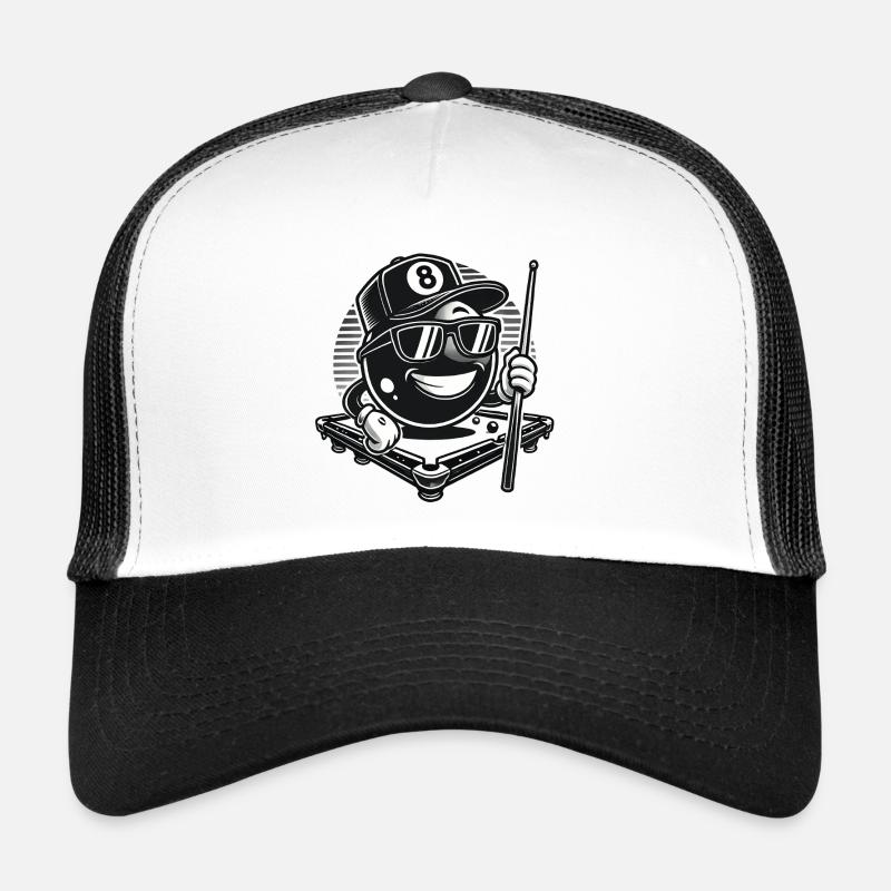 Billiards 8-Ball Cool Trucker Cap