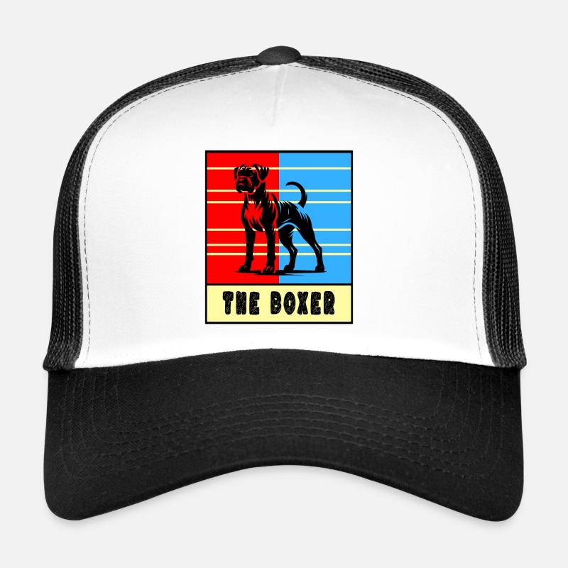 Le Boxer – Chien fort Casquette trucker 