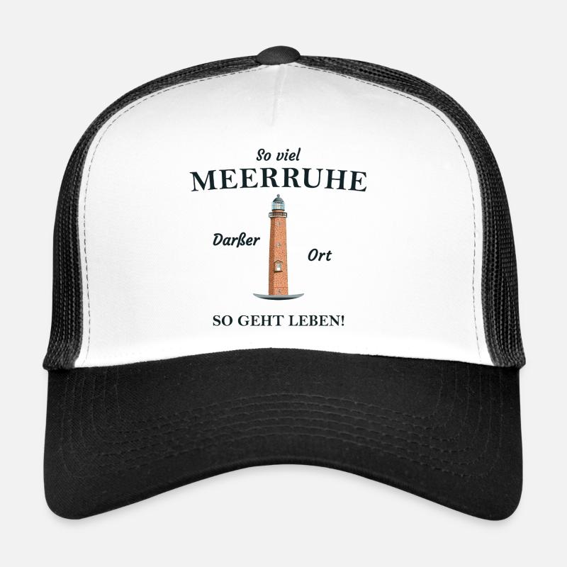 Darßer Ort, côte de la mer Baltique, Fischland- Darß- Zingst Casquette trucker 
