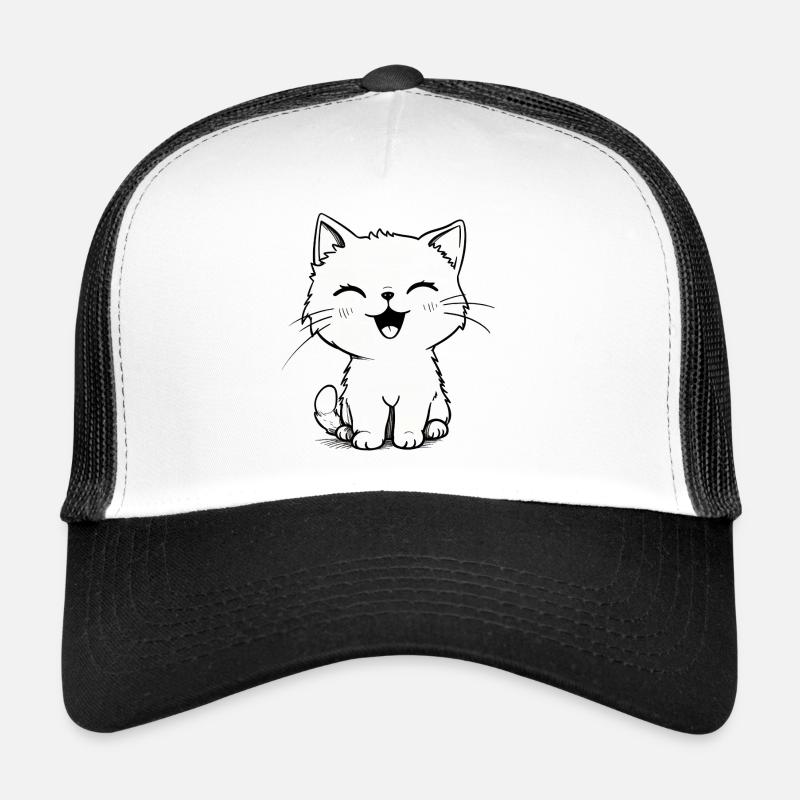 A happy kitten Trucker Cap