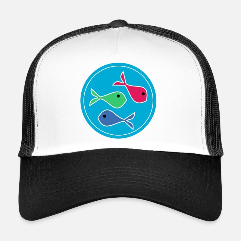 POISSON. SARDINE. POISSON D'AVRIL. ANNIVERSAIRE Casquette trucker 