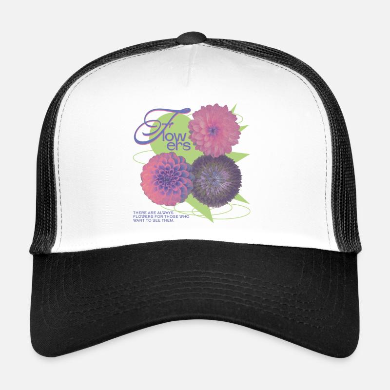 Énoncé de vision florale Casquette trucker 
