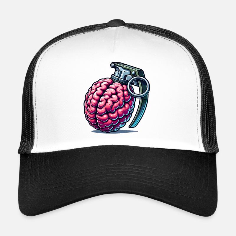 Brain Grenade – Explosive Thoughts Trucker Cap