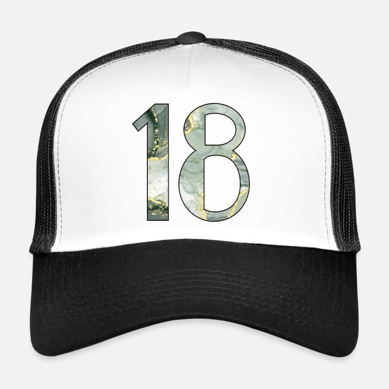18th birthday Eighteen Trucker Cap