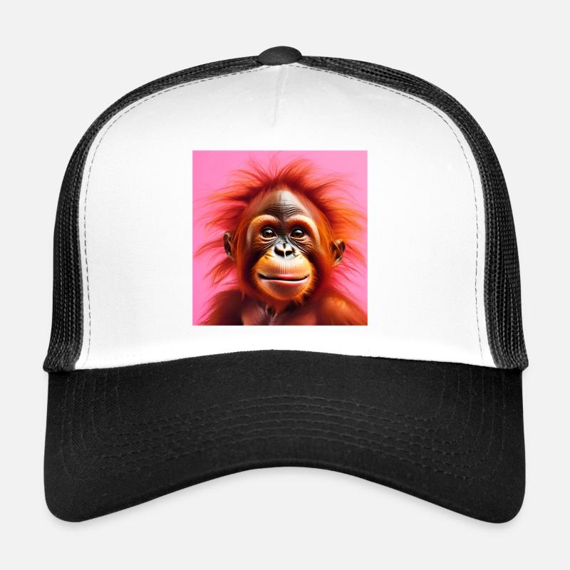orang outan, primate, singe Casquette trucker 