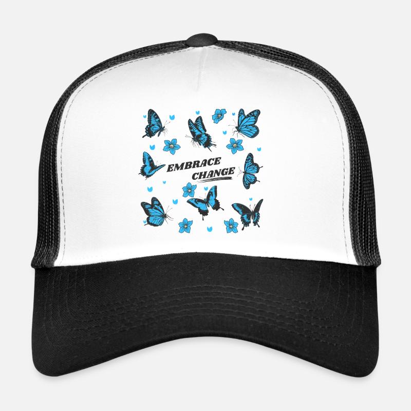 Embrace Change mit Schmetterlingen Trucker Cap