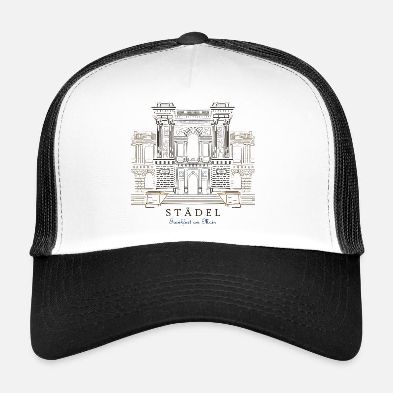 Städel Kunstmuseum Francfort-sur-le-Main Dessin à la main Casquette trucker 