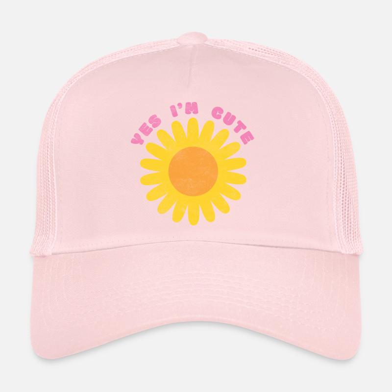 , je suis mignon - Conception de fleurs d’été pour enfants Casquette trucker 