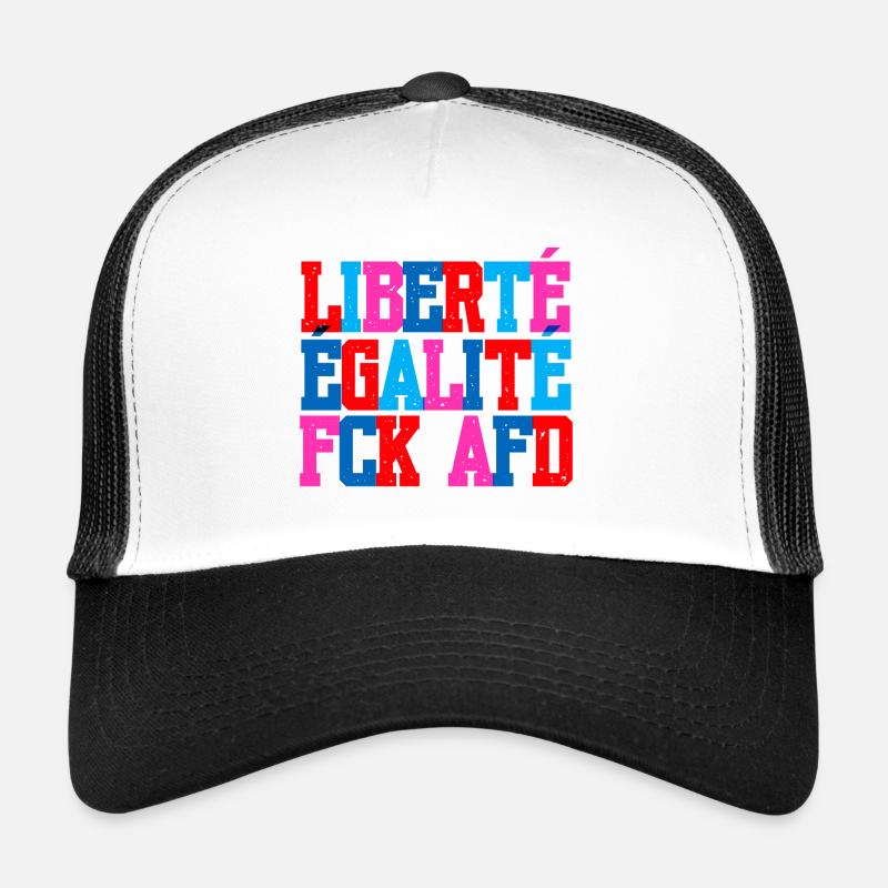 Ich bin so frei - Trucker Cap - Weiß/Schwarz