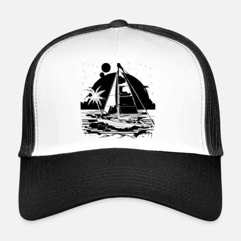 Dessin de voile Casquette trucker 