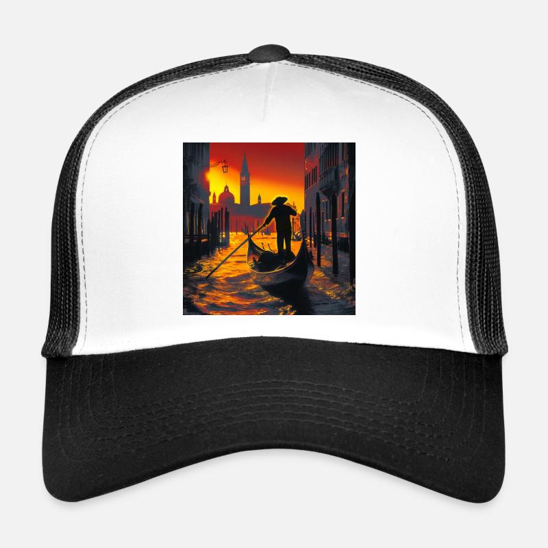 Venise Gondolier Casquette trucker 