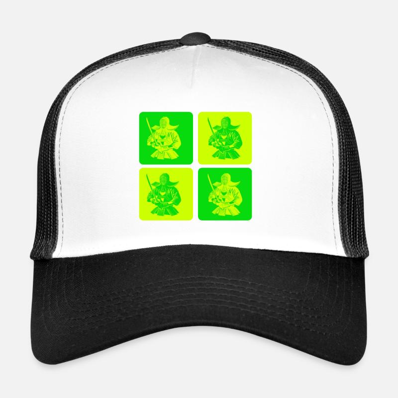 Pop Art Kendo Samurai Trucker Cap