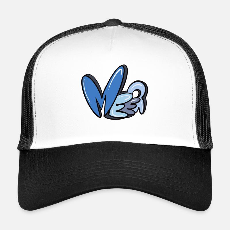 Urban Graffiti Meer Design Trucker Cap