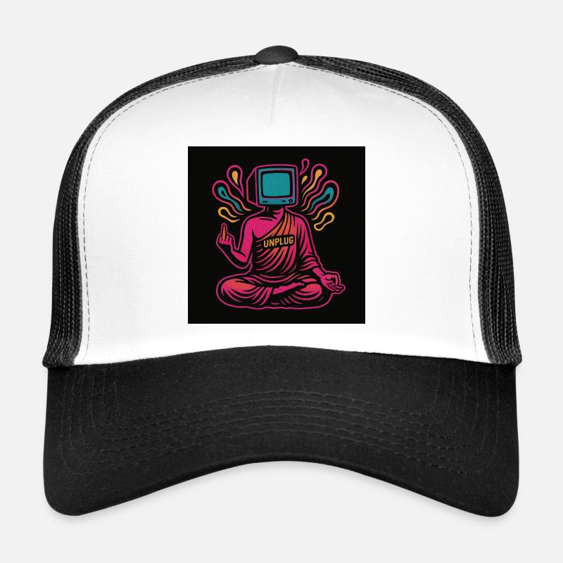 Unplugged Monk – Finde Frieden. Trucker Cap