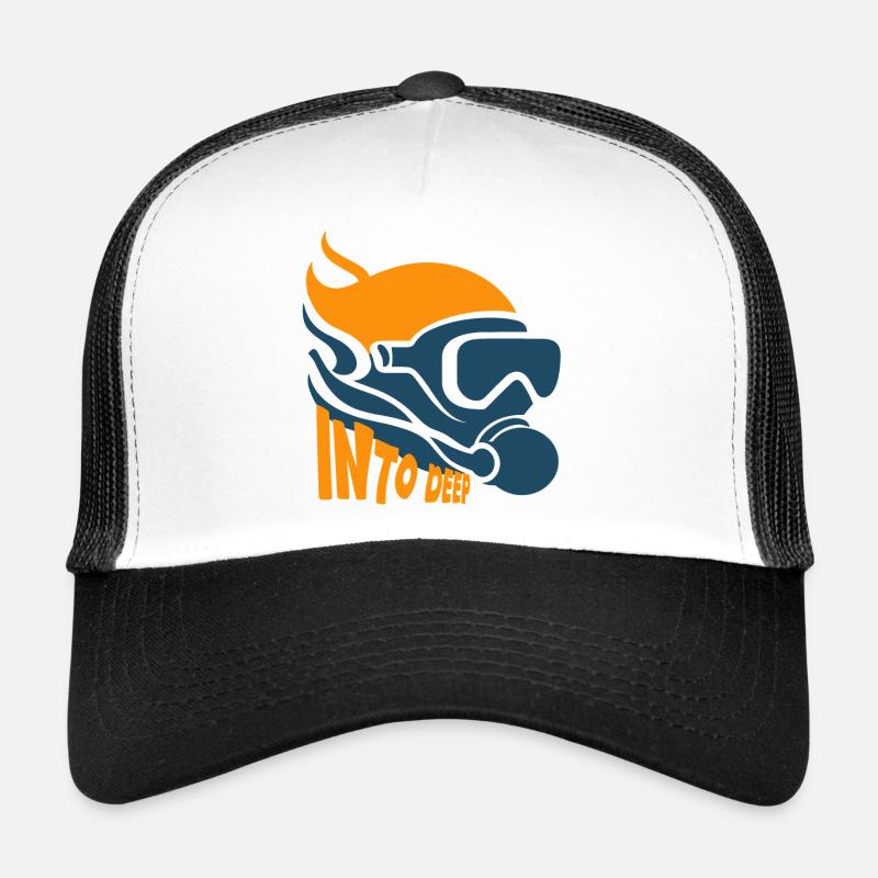 Plongée dans l’école de plongée sous-marine profonde Casquette trucker 