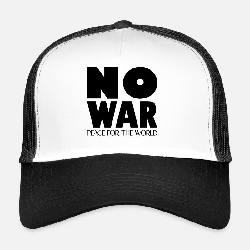 PAS GUERRE Paix pour le monde Casquette trucker 