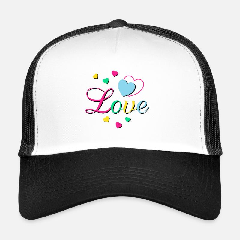 Love Hearts Trucker Cap