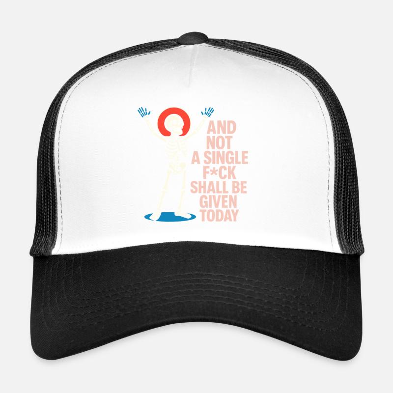 Vivid Skeleton Celebration Design Trucker Cap