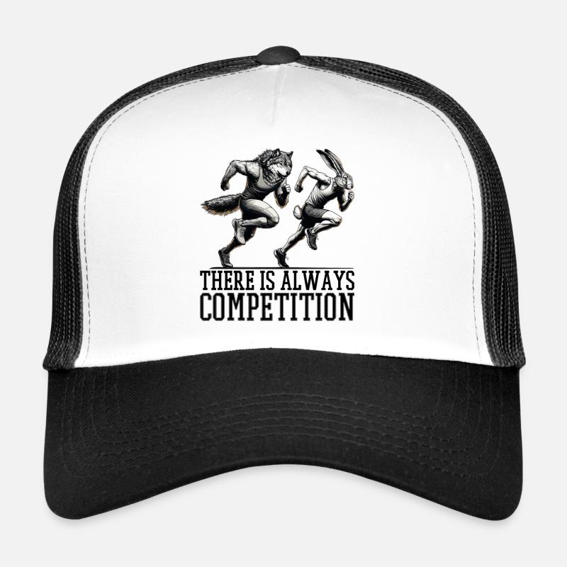 Competition Hare and Wolf Competition Gift Trucker Cap