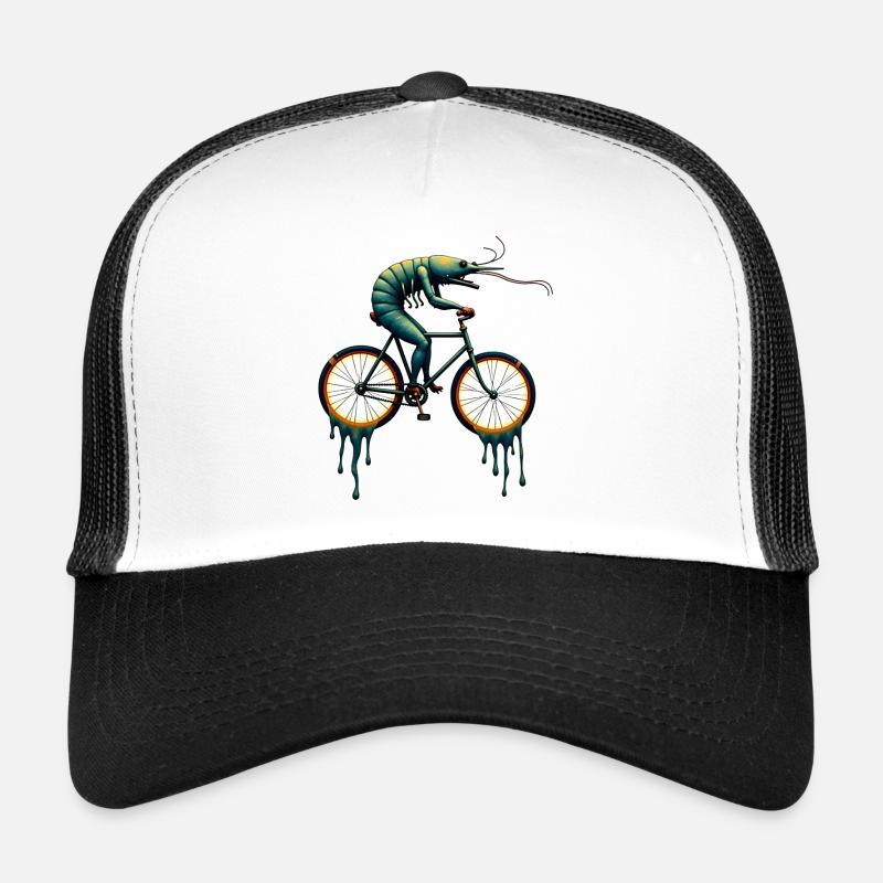 Crustacé cycliste onirique Casquette trucker 