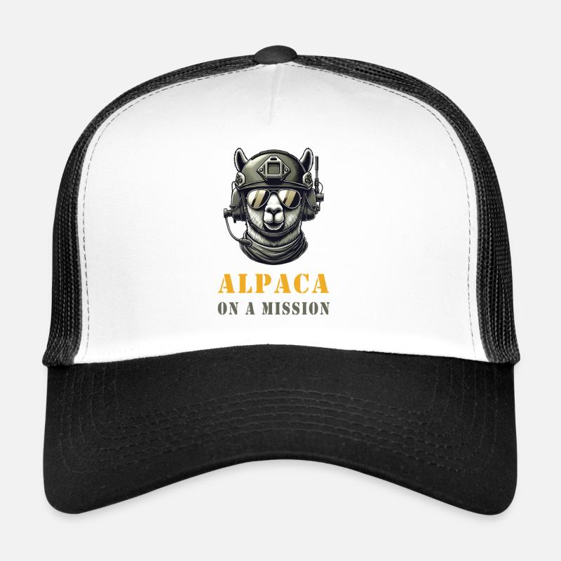 Alpaka im Einsatz Trucker Cap