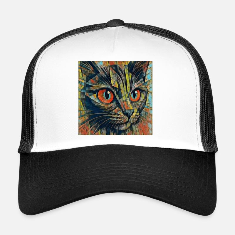 Colorful Cat's Eyes ART Trucker Cap
