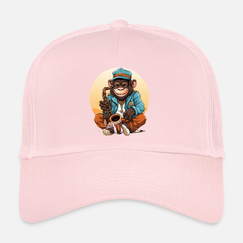 Swinging Simian Serenade Trucker Cap