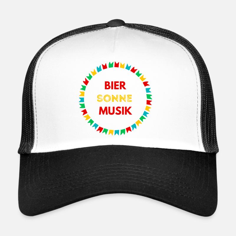 Bier Sonne Musik - Sommerparty Design Trucker Cap