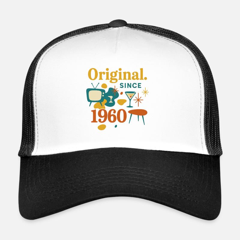 Langue source. Depuis 1960 – Design rétro Année de naissance Casquette trucker 
